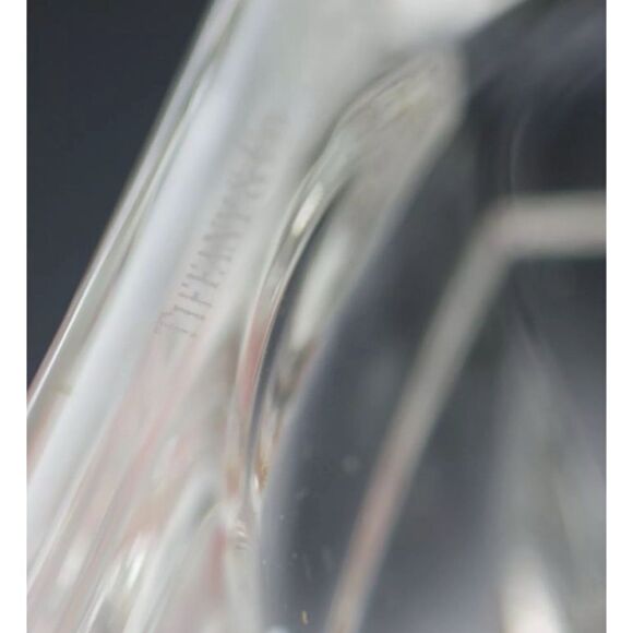 TIFFANY AND CO CRYSTAL HAMPTON 9" CANDLESTICK CANDLE HOLDER PAIR MADE IN GERMANY - Picture 4 of 9
